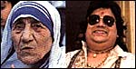 Mother Teresa and Bappi Lahiri